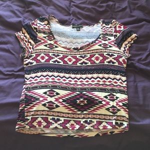 Tribal crop top