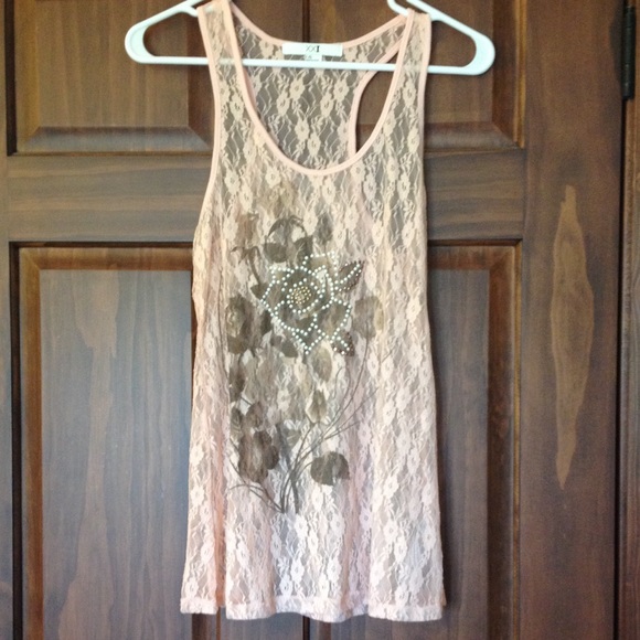 [XXI] [Forever 21] lace tank