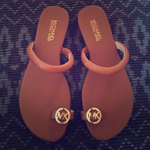 Michael Kors leather sandals