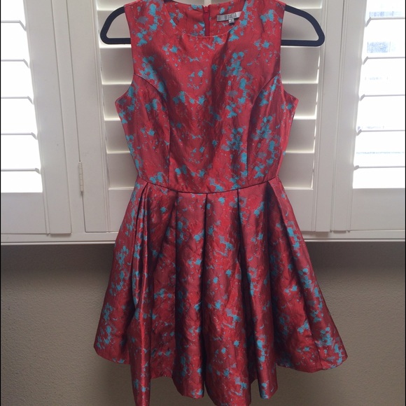 Red and Blue Patterned dress!