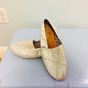 Silver toms! Worn once!