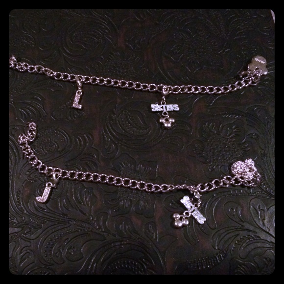 Silver disney charm bracelets