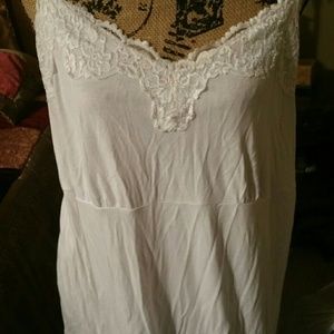 White Lane Bryant Lace Cami