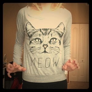 "MEOW" Cat Shirt