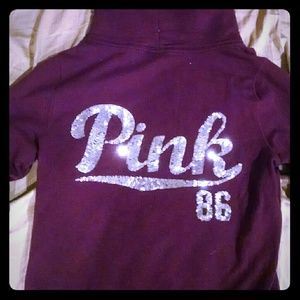 Maroon VS bling hoody