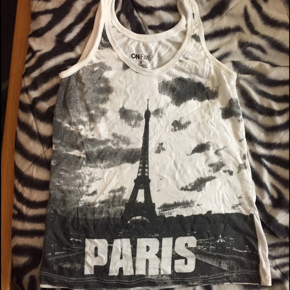 Paris tank top