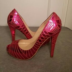Pink patent leather Christian Louboutin pumps