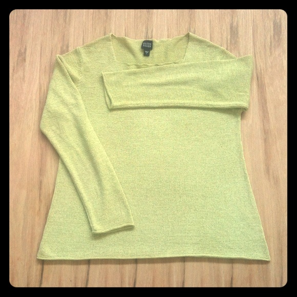 Eileen Fisher Silk Blend Knit Top