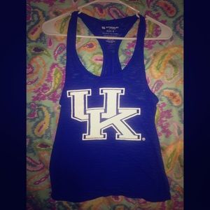 UK tank top and athletic shorts