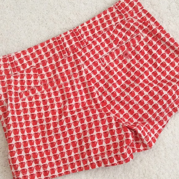 J.CREW Delicious Mini Apple Print Shorts - Picture 4 of 4