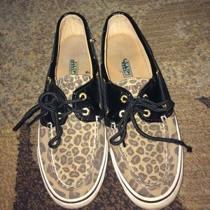 Leopard Sperry Top-Siders