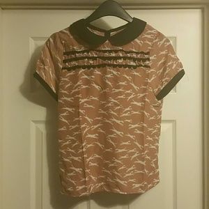 Vintage Blouse with Dogs. So, So Cute!