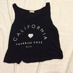 Brandy Melville never worn black California tank