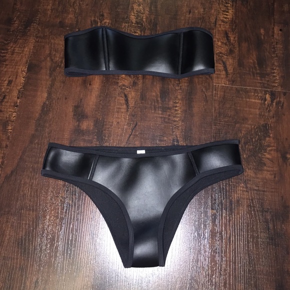 Killer swim leather bikini