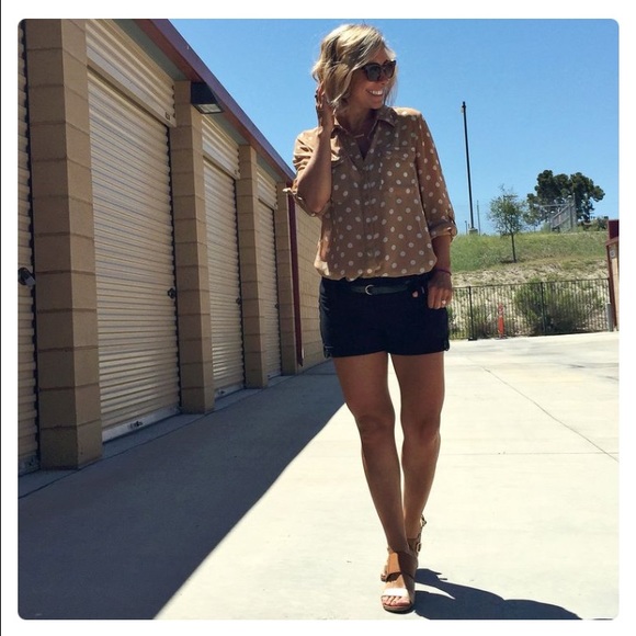 Polka dot blouse