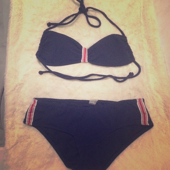 Victoria's Secret Navy nautical Bikini small