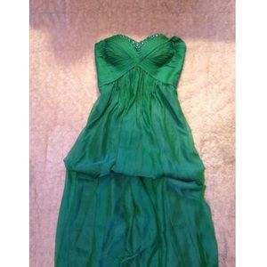 La Femme strapless gown