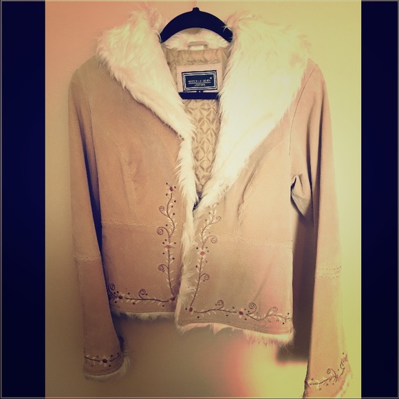 Just like new Marcelle Renee Leather Jacket