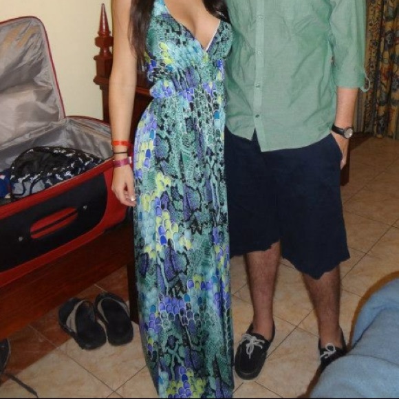 Dresses & Skirts - Blue and green maxi