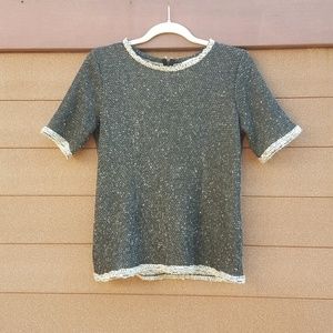 Cabi Boucle Knit Blouse