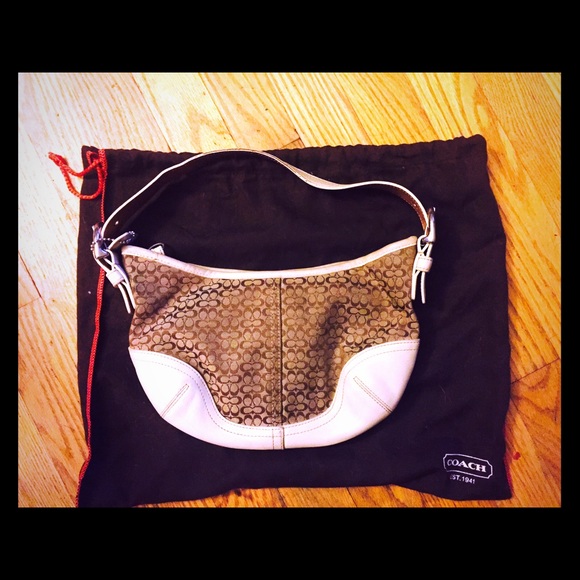 Coach Signature small hobo bag