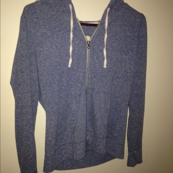 Thin blue hoodie