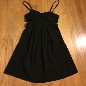 URBAN OUTFITTERS Black Cutout Dress