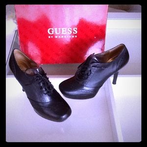 Guess By Marciano G Egeria Black Leather shoe.
