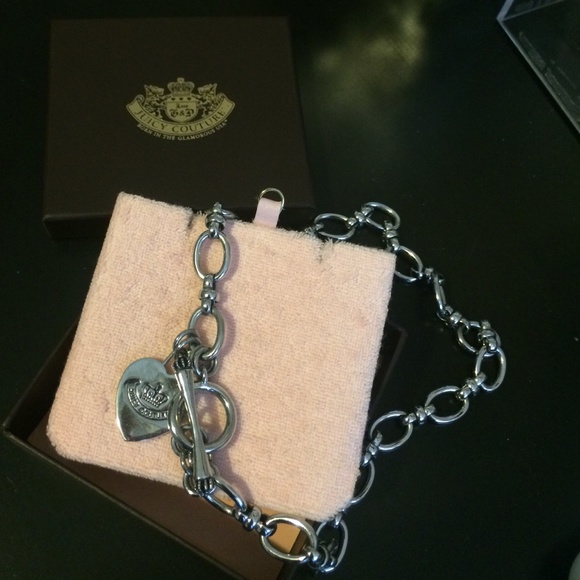 Authentic Juicy Couture Silver Necklace