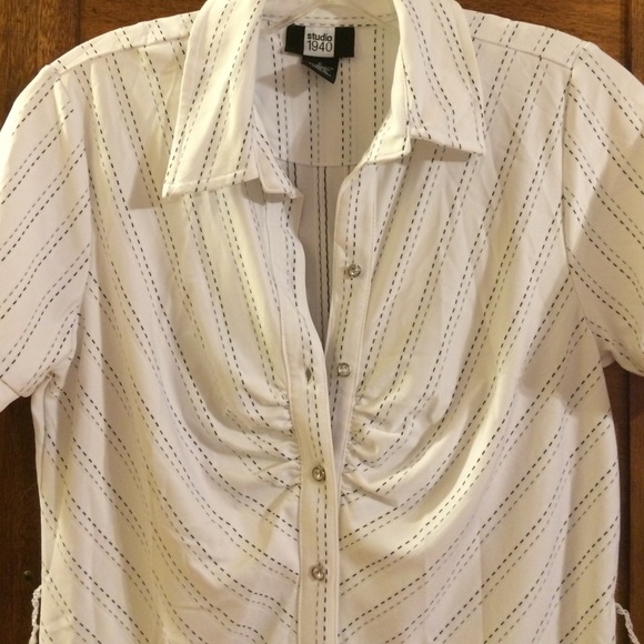 Black and white shirt