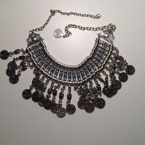 Silver Turkish Coin Necklace