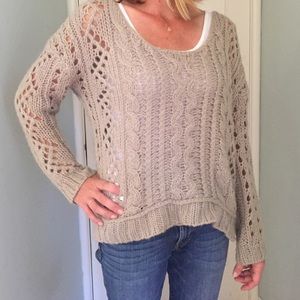 Grayish brown warm sweater
