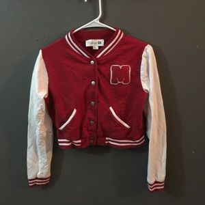 Forever 21, Adorable dark red crop sweater!