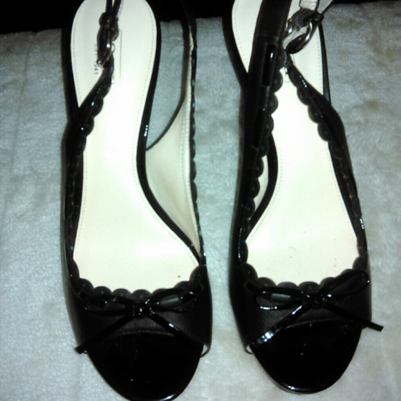 COACH PEEP-TOE SLING BACKS - Picture 2 of 3