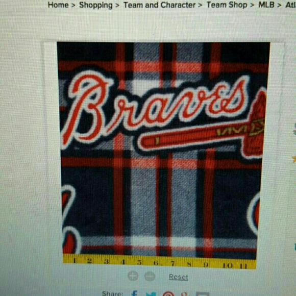 3 yard Atlanta Braves fleece blanket