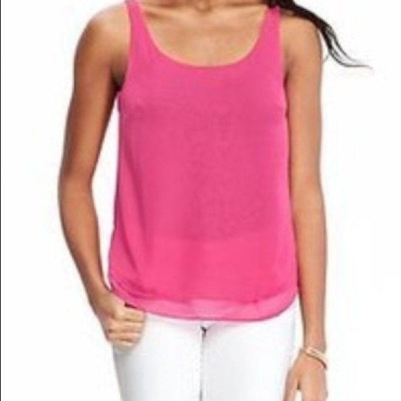 Old Navy Women's Double Layered Chiffon Tank - Picture 1 of 1