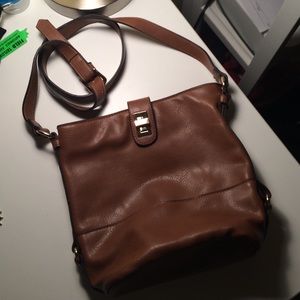 Brown Small Cross-Body Purse
