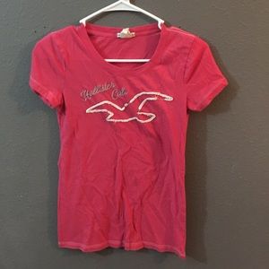 Medium pink Hollister top!