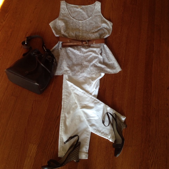 Merona Tops - Cotton Print Top