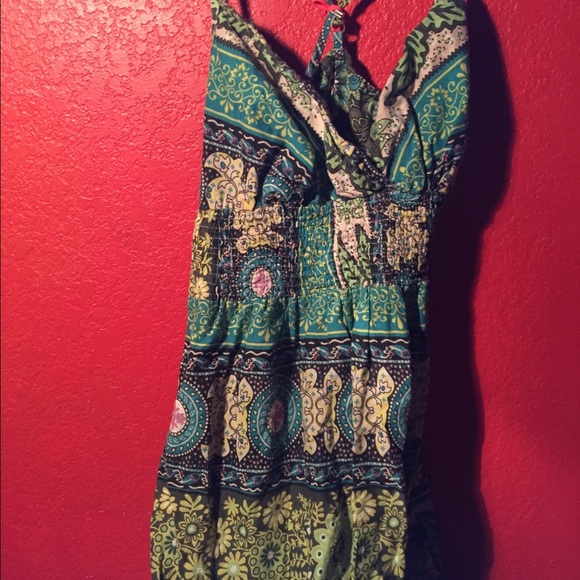 Green Hippie/Boho dress