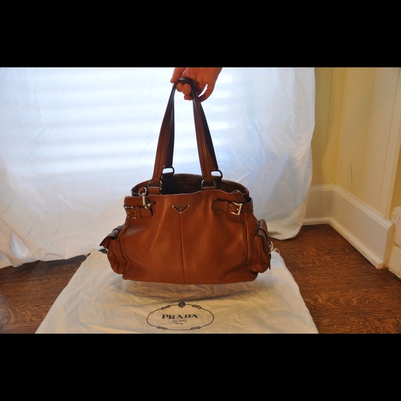 Authentic Prada Brown Handbag
