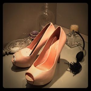 Aldo Peep Toe Platform Heels