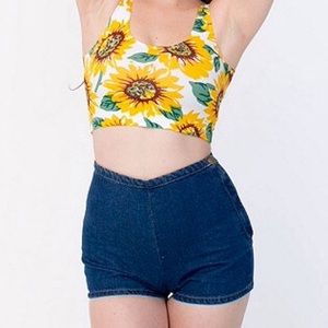 Sunflower Crop Top