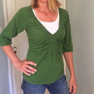 Green shirt 100% cotton