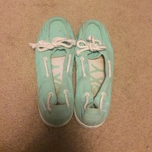 Teal Boat Shoes