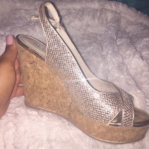 WORE ONCE ! Beautiful ALDO WEDGES !