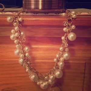 Pearl statement necklace
