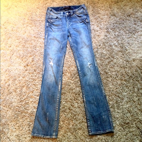 Bootcut silver jeans worn once