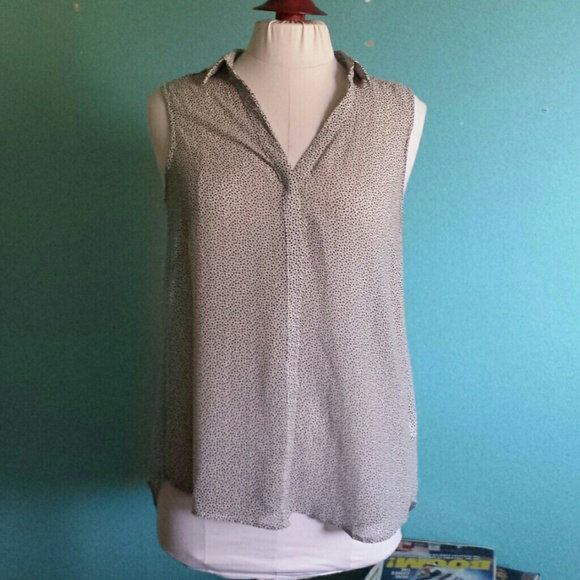 Semi sheer blouse