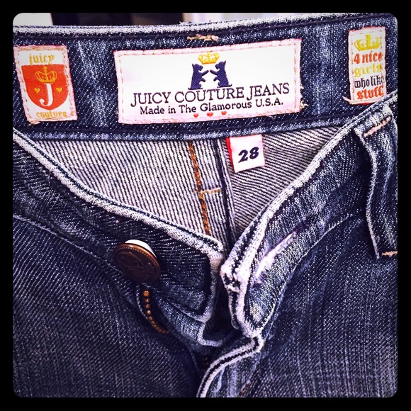 Juicy Couture jeans medium wash denim size 28